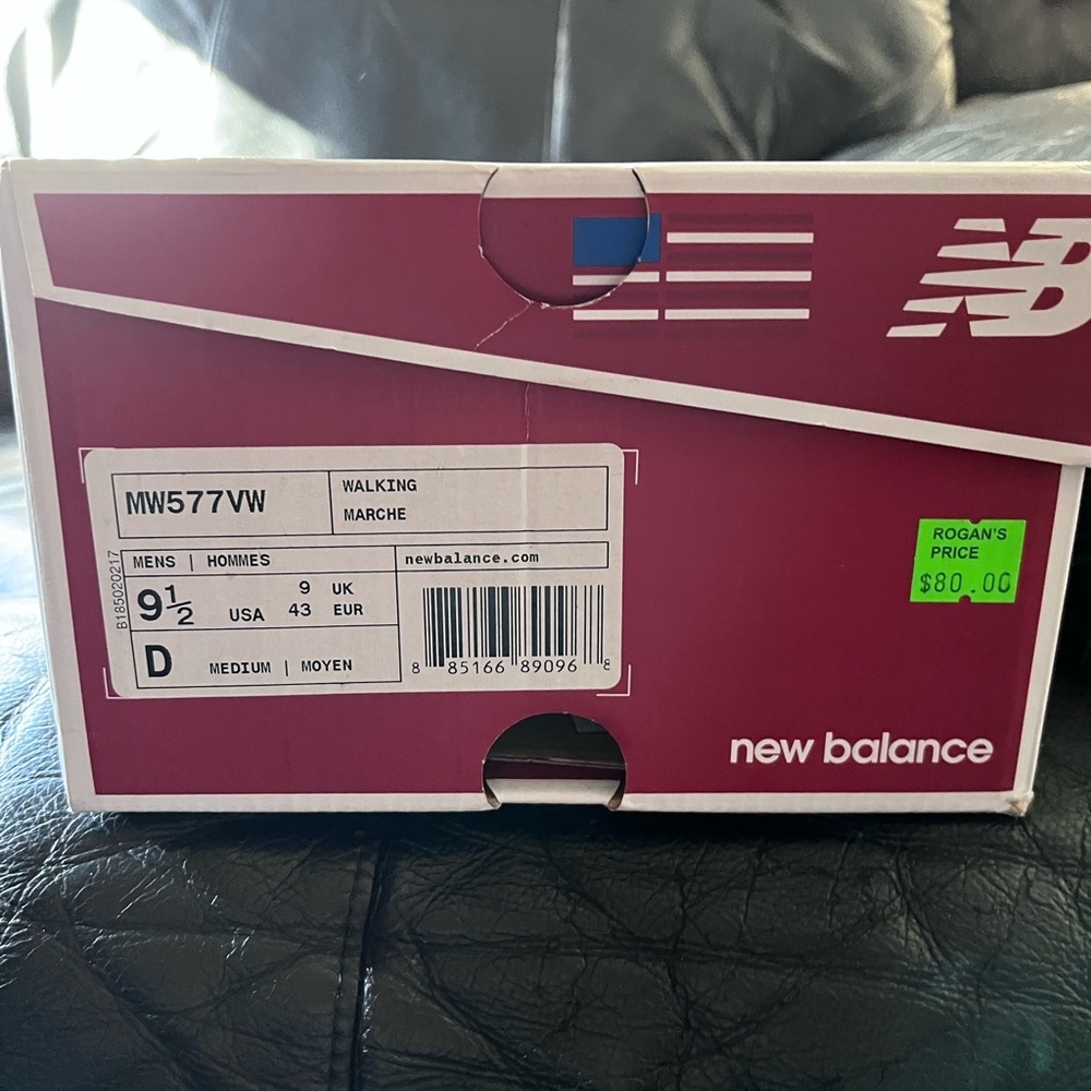 New With Tags New Balance MW576VW leather shoes